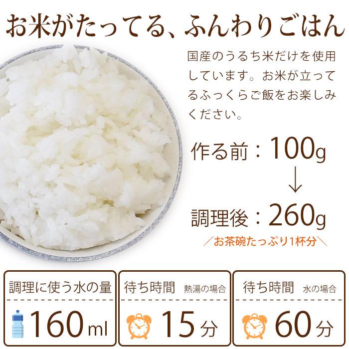 尾西食品 非常食 ご飯 5年保存 尾西の白飯 100g ×4袋セット 送料無料
