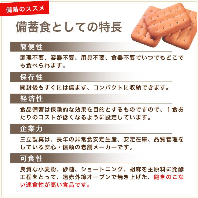三立製菓のカンパン 乾パン 60食セット アルミ蒸着パックのうえ