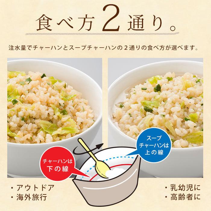 非常食 保存食 アルファ米 マジックライス チャーハン 100g サタケ 食物アレルギー特定原材料等28品目不使用 必要なもの|bousai|03