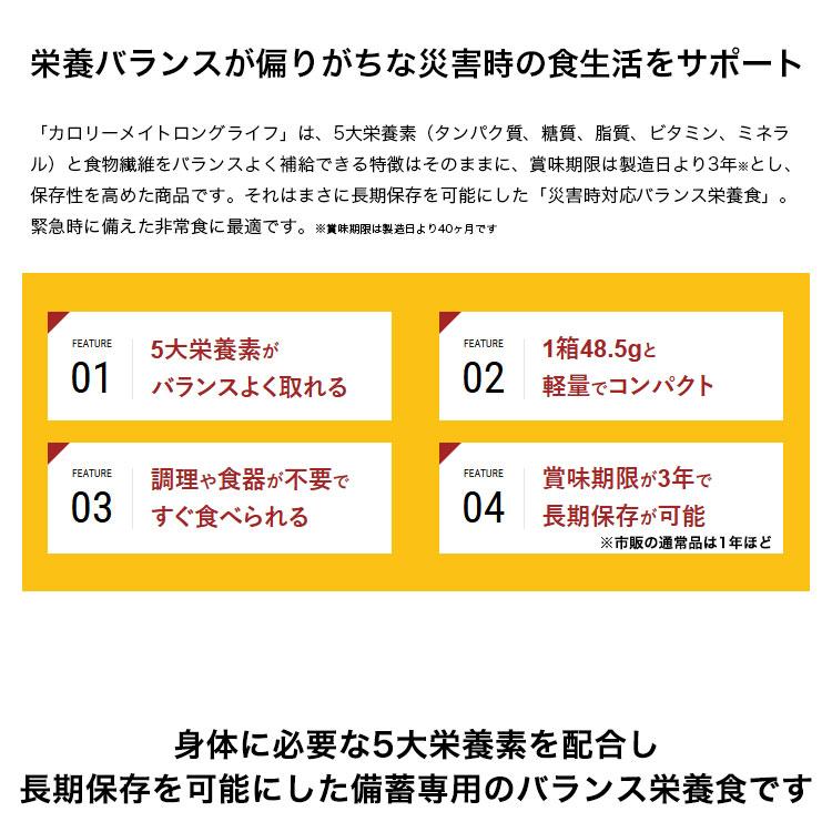 大塚製薬 カロリーメイト ロングライフ 2本入 非常食 チョコレート味