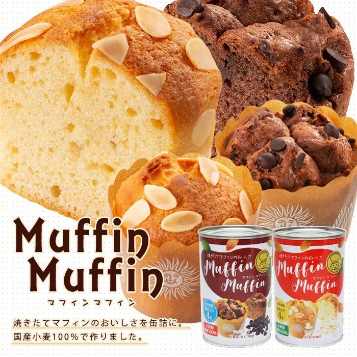 Muffin Muffin マフィンマフィン 110g 4年保存 マフィンの缶詰 チョコチップ アーモンド 1缶2個入り 賞味期限25年4月11日迄 d あんしんの殿堂 防災館 通販 Yahoo ショッピング