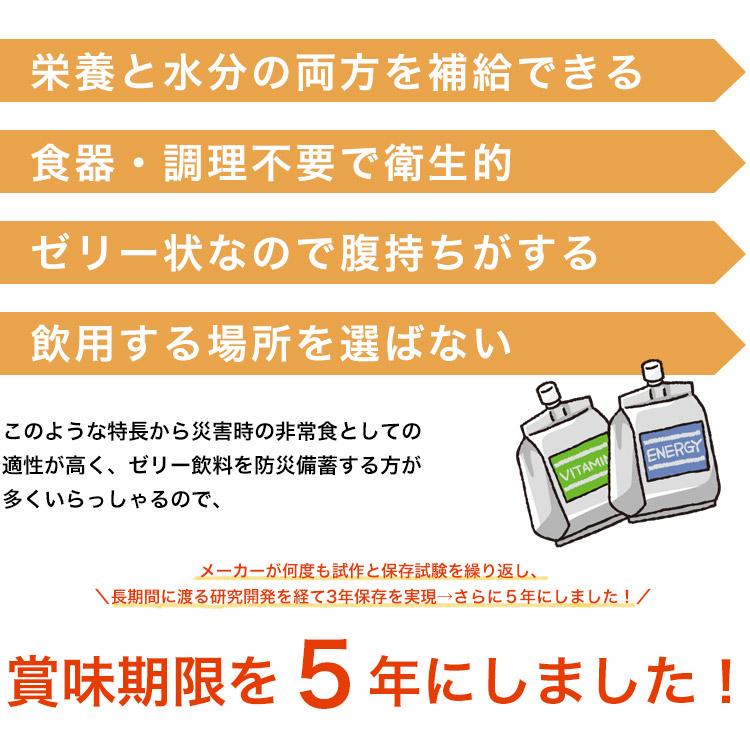 inゼリー 非常食 森永製菓 飲料ゼリー inゼリーエネルギー ロング