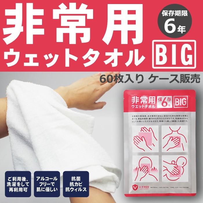ブランド登録なし - 非常用情の籠もった西洋手ぬぐい BIG 60枚 入れもの売りわたす 6年保護すること 綿100％ 日本製 hitohira ひとひら 防災グッズ 已むを得ずな其の儀