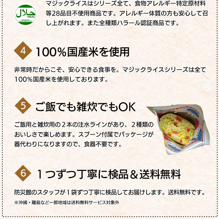 アルファ米 サタケ マジックライス人気ベスト5詰め合わせ 25袋セット 非常食 防災 セット ご飯 5種