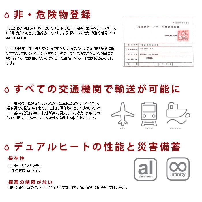 固形燃料デュアルヒート 極小缶 約1時間燃焼 消防庁非危険物認定品 コンロ 非アルコール 非危険物 あんしんの殿堂 防災館 通販 Yahoo ショッピング