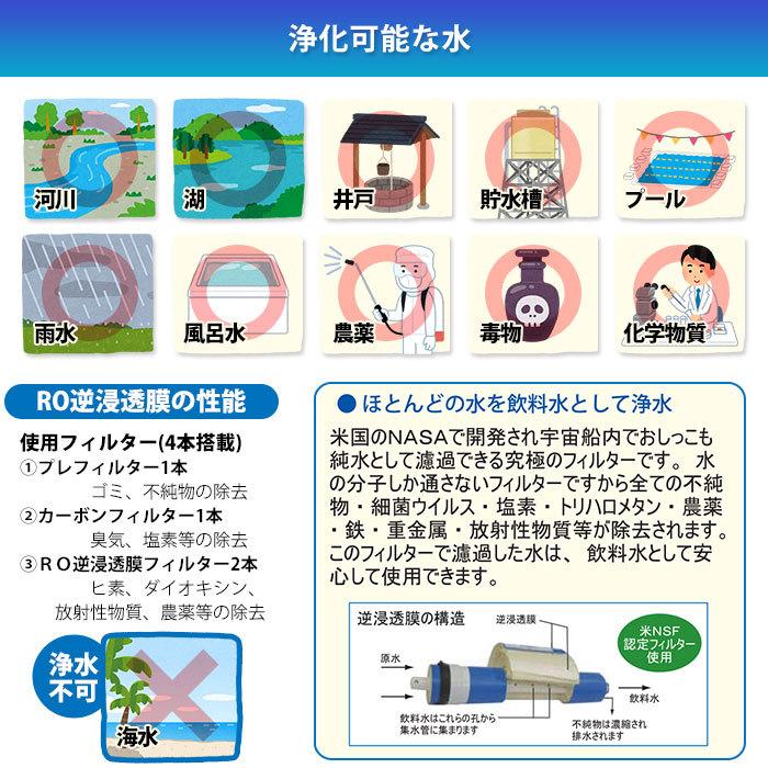 非常用浄水器 ミヤサカ工業 コッくん飲めるゾウ RO 手動タイプ 12L