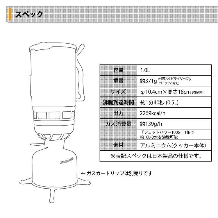 JETBOIL（ジェットボイル） フラッシュ JETBOIL 1.0L モンベル MONT