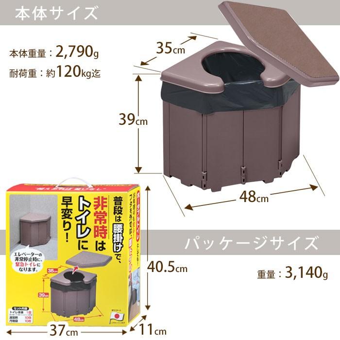 THANKO 非常用 簡易トイレ ポータブルコーナートイレR-46 災害 備蓄