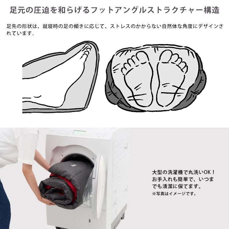 LOGOS（ロゴス） マミー型 寝袋 抗菌防臭 丸洗いアリーバ・-6