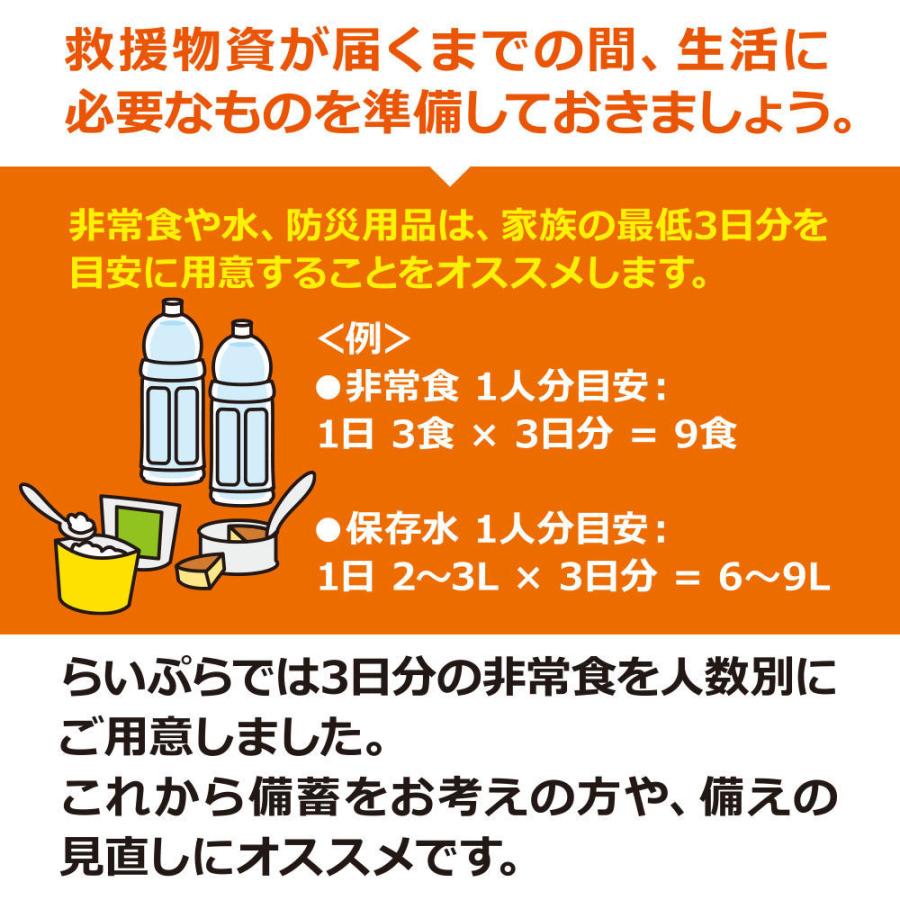 非常食 保存食 セット 2人用 3日分（18食）（5年保存 アルファ米 カンパン パン）