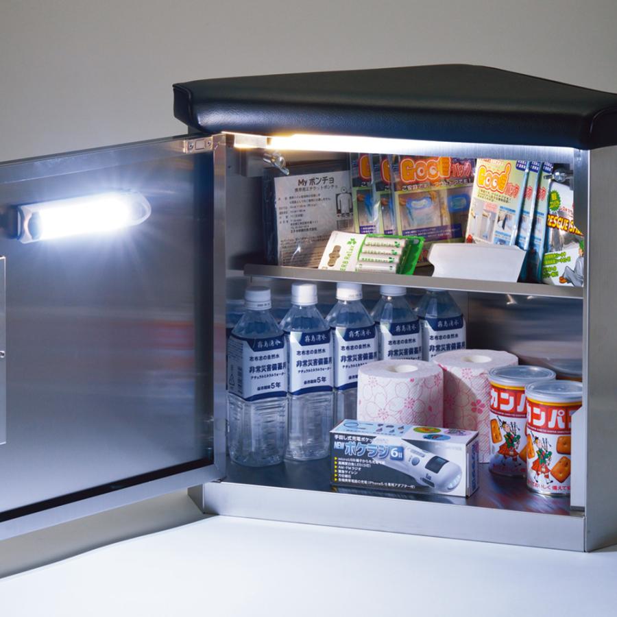 座れる防災キャビ エレベーター 防災用品 防災グッズ 災害 対策