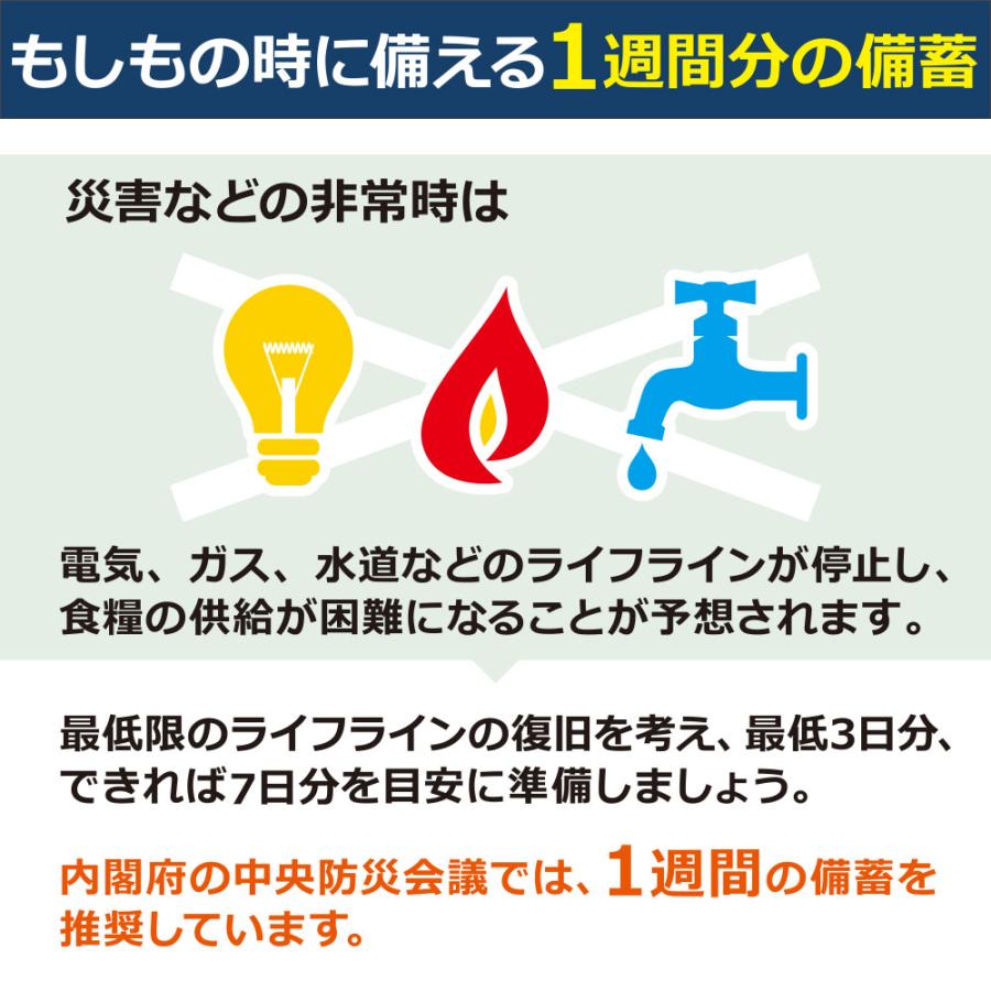 非常食 非常食セット 7日間21食分 2人用（防災セット 2人分 防災用品 保存食 7日分 家族 災害 備蓄 食品 食料）｜bousaikeikaku｜08