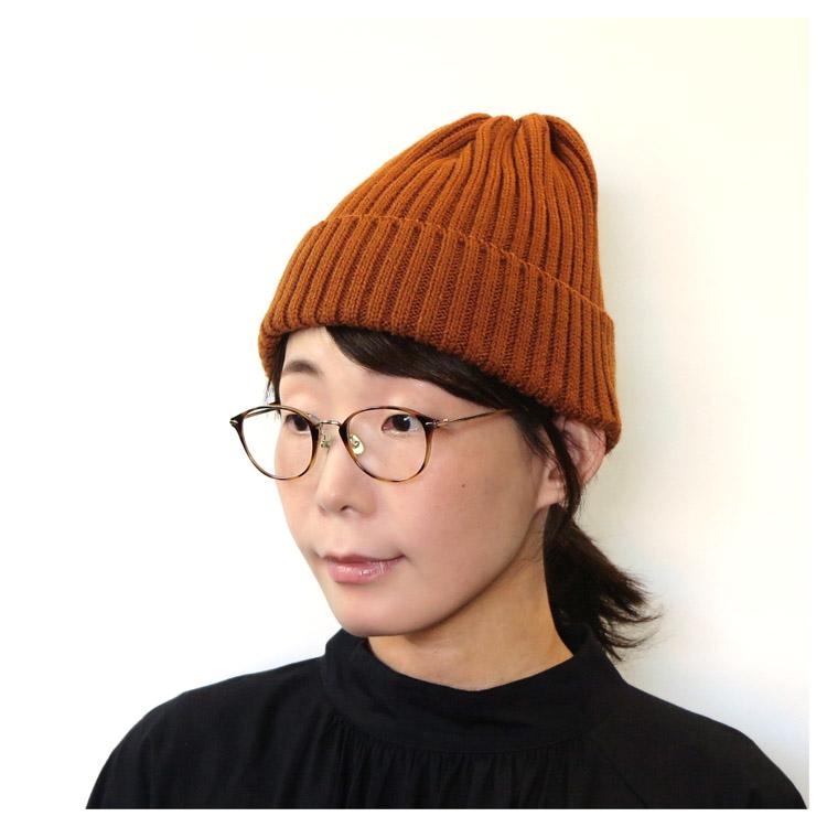 後ろスリット ニットキャップ リブ ニット帽 ウール アクリル 後ろスリット ニットキャップ リブ ニット帽 ウール アクリル