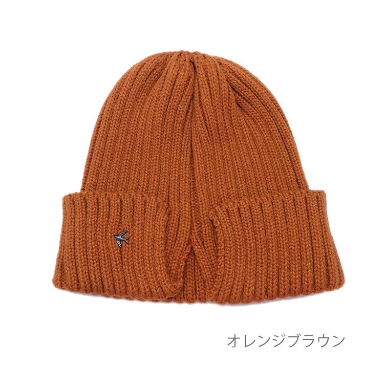 後ろスリット ニットキャップ リブ ニット帽 ウール アクリル 後ろスリット ニットキャップ リブ ニット帽 ウール アクリル