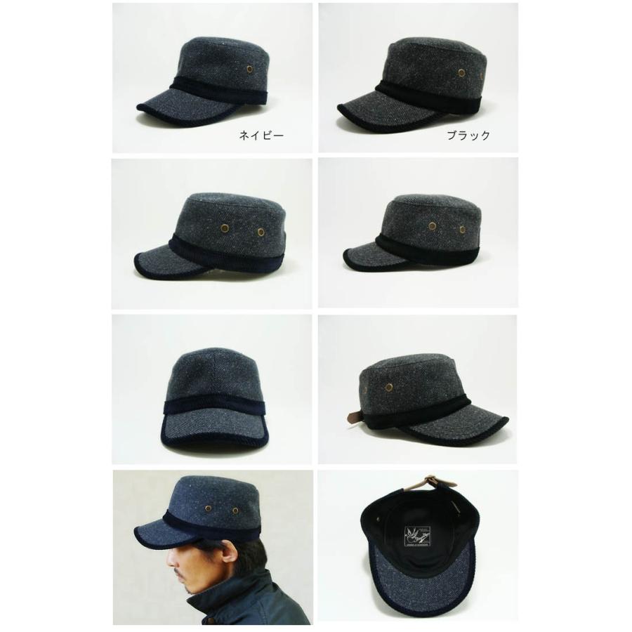 ワークキャップ クラシック 日本製 本革ベルト メンズ レディース 帽子｜boushi-atorie｜03