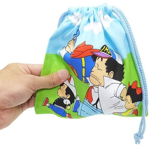 Dr.スランプ アラレちゃん：きんちゃくポーチ/全員集合/雑貨 巾着袋