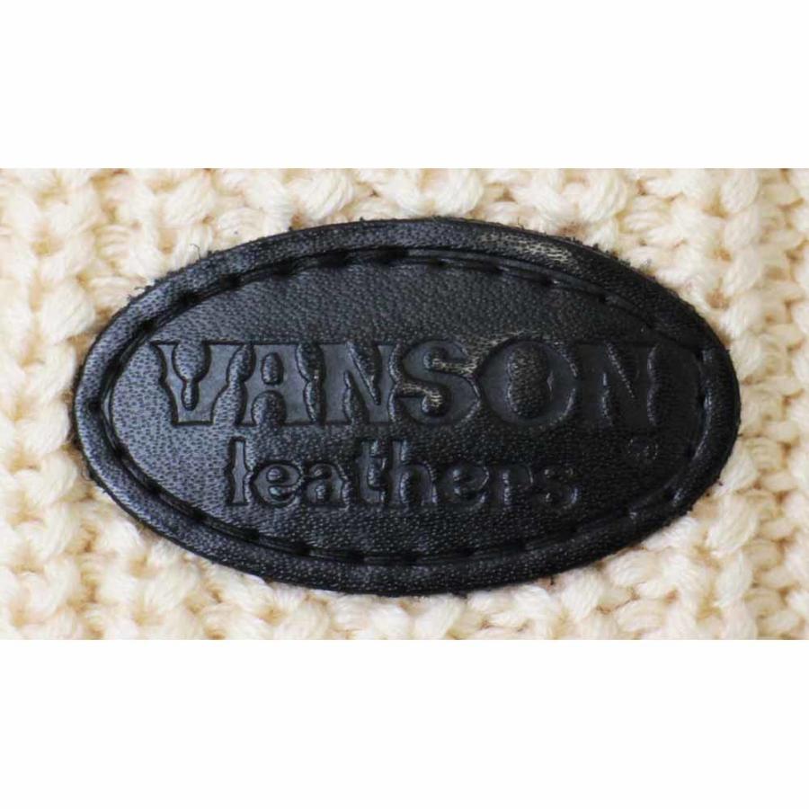 VANSON（バンソン）：レザーパッチリブワッチ/メンズ＆レディース/ファッション ニットキャップ 帽子｜boushikaban｜06