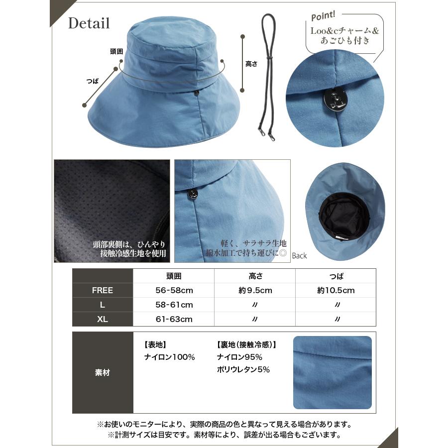 新作 大人気 帽子 レディース 大きいサイズ 母の日 完全遮光 遮光100 カット Uvカット つば広 折りたたみ 飛ばない 日よけ 春 夏 春夏 56 63cm 撥水クレールハット Moe Gov Np
