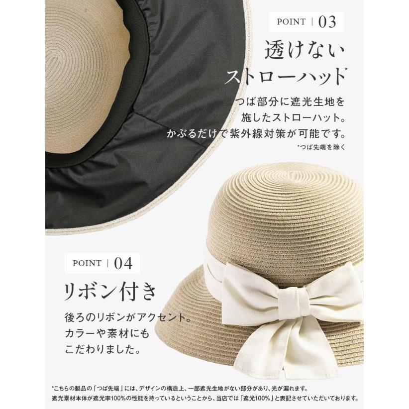 Loo＆c 半額 帽子 レディース 大きいサイズ UVカット 遮光100％ 自転車