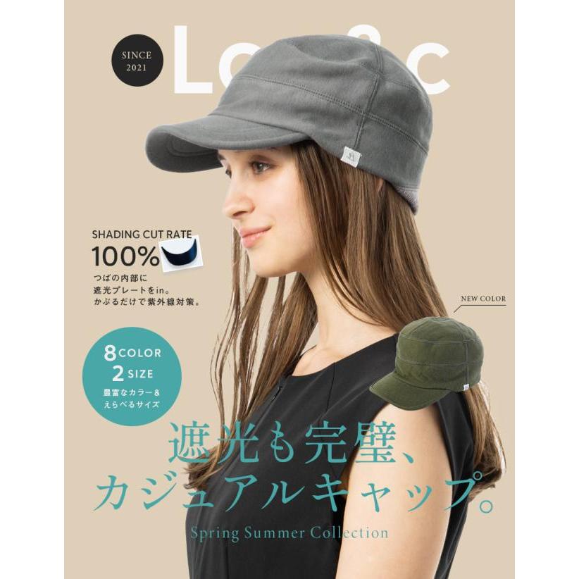 Loo＆c 半額 帽子 レディース 大きいサイズ キャスケット 完全遮光