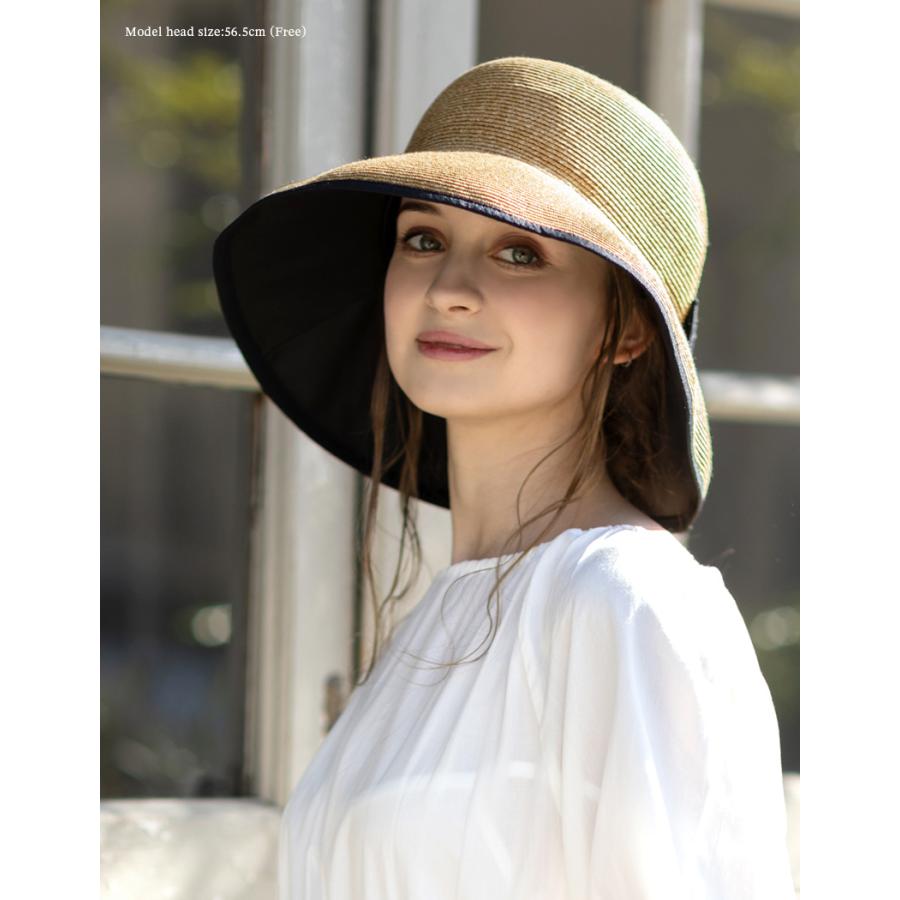 Loo＆c 半額 帽子 レディース 大きいサイズ UVカット 遮光100