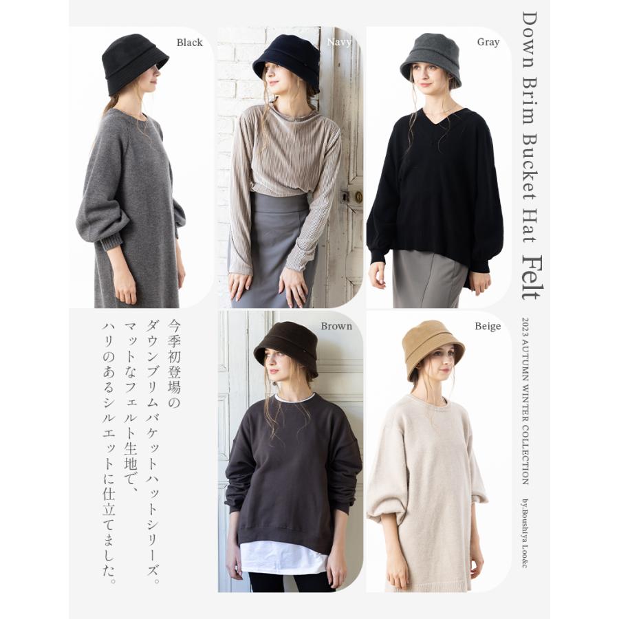 Loo&c 帽子 レディース 大きいサイズ バケットハット AW バケハ Loo&c 帽子 レディース 大きいサイズ バケットハット AW バケハ