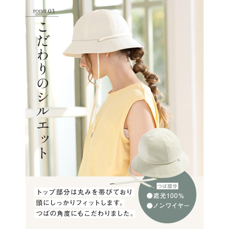 Loo＆c 半額 帽子 レディース 大きいサイズ 完全遮光 遮光100