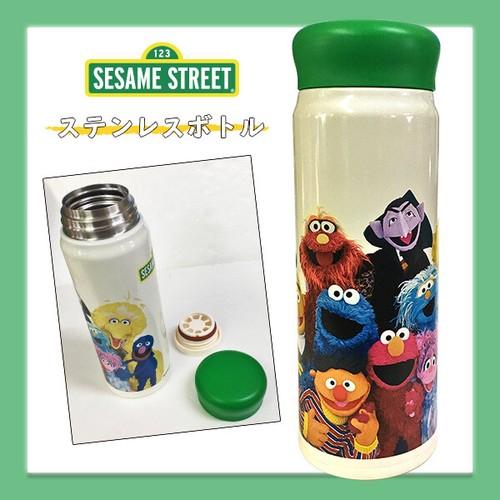 セサミストリート 保温保冷ステンレスボトル水筒 480ml 集合柄 /新入園
