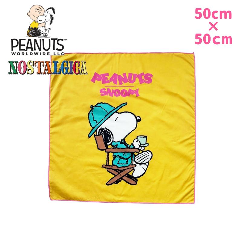 PEANUTS ピーナッツ ノスタルジカ スヌーピー バンダナ YE SN1656N