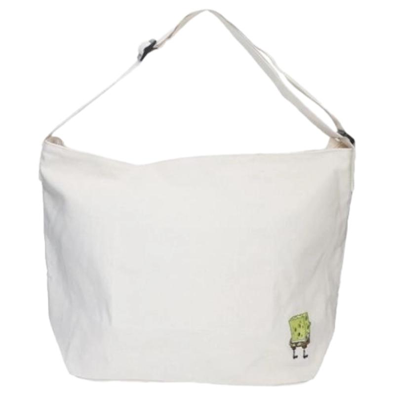 スポンジボブ キャンバッグ うしろ姿 SPB1108 BE トートバック