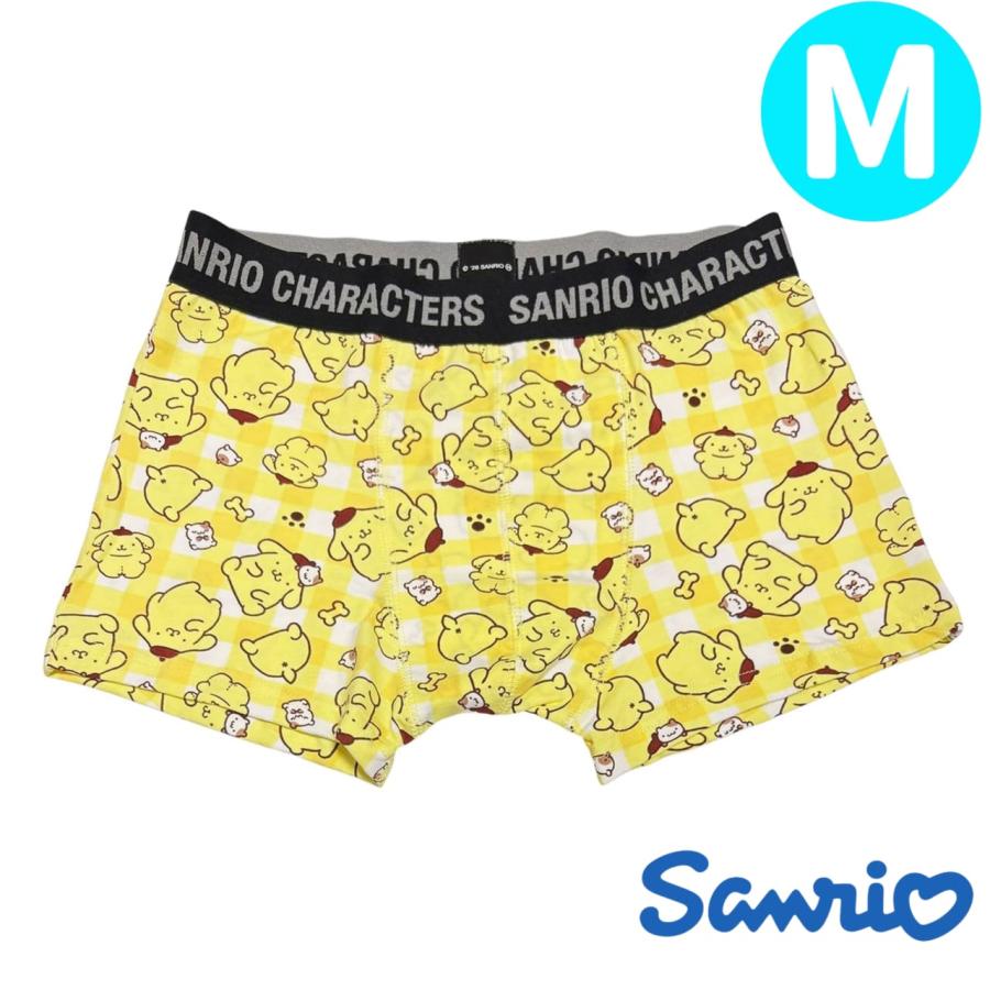 パンツ3枚購入でメール便送料無料】サンリオ ポムポムプリン チェック
