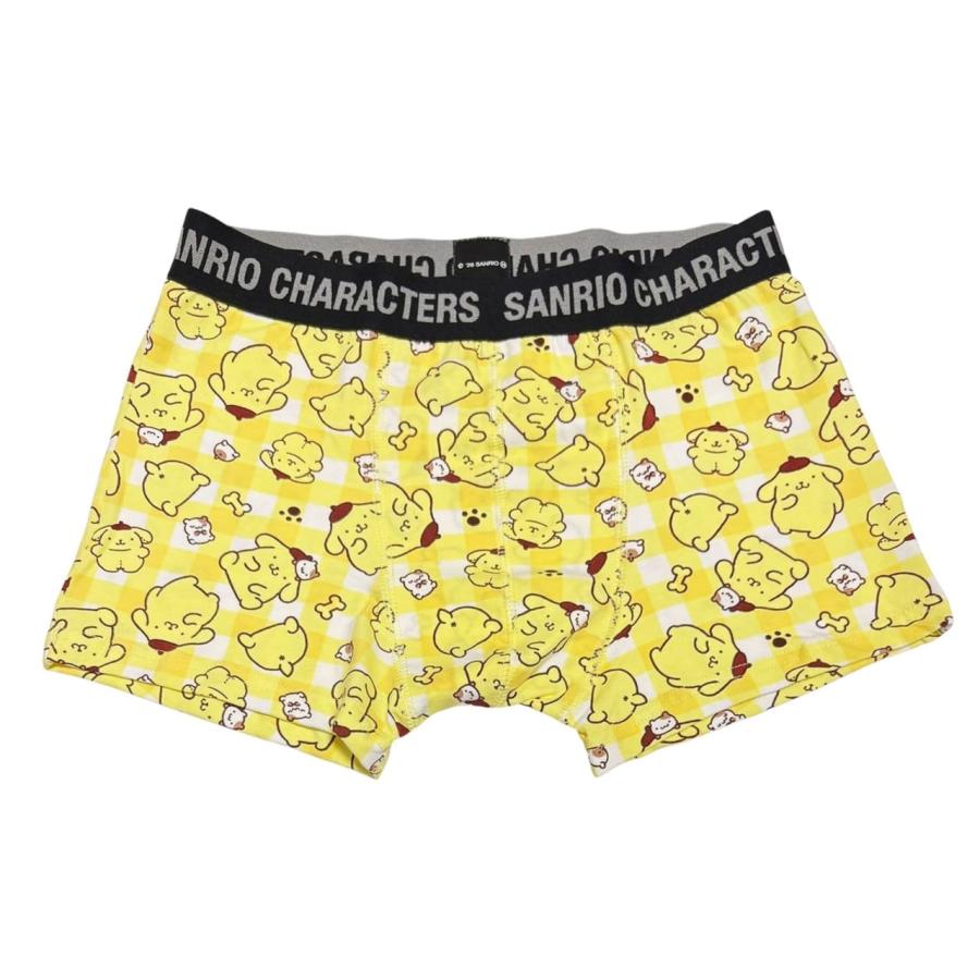 パンツ3枚購入でメール便送料無料】サンリオ ポムポムプリン チェック