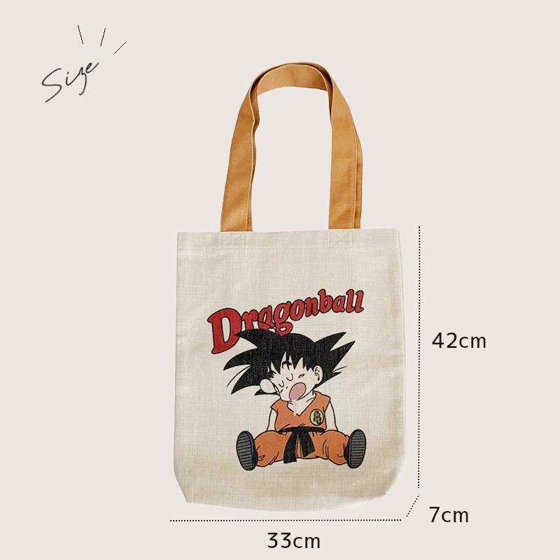 ドラゴンボール DRAGONBALL 昼寝 タテ型トート トートバッグ 縦 TE1296
