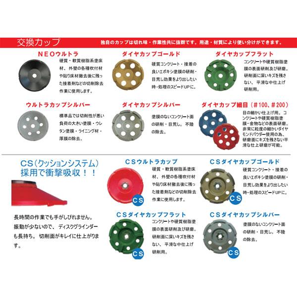 ライナックス 型番不明 研削機ウルトラサンダ3枚セット【リライズ市川行徳店】【店頭取引限定】【未使用】ITNCD6GJL3AD CSウルトラカップ クッションシステム 交換カップ 1枚 ライナックス