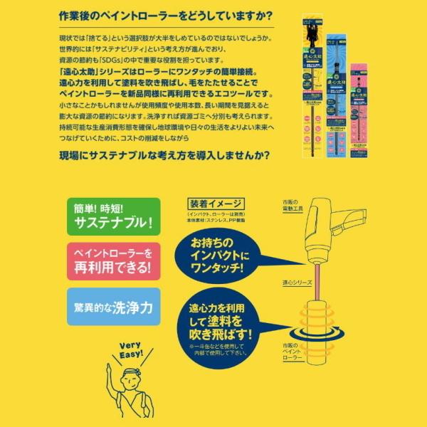 遠心太助 スモールローラー用 ホリコー 塗装 ローラー おすすめ 再利用 