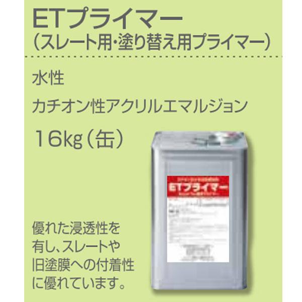 ETプライマー ストレート・塗り替え用プライマー 16kg缶 ユニオン建材 
