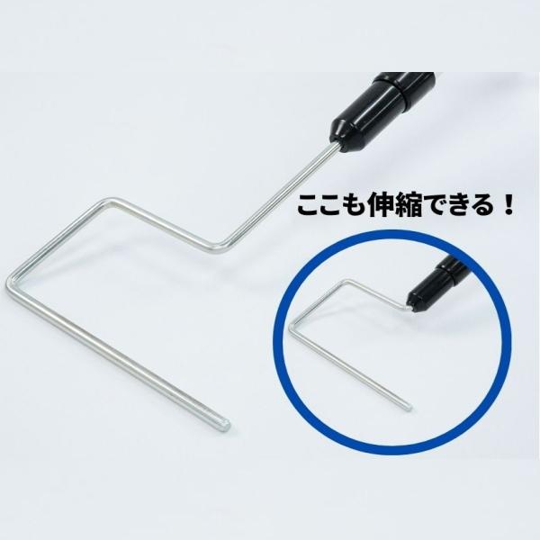 のびーるハンドル 5本 大塚刷毛 40cmから70cm ローラーハンドル 伸びる 
