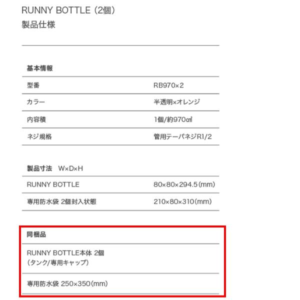3セットまとめ買い ラニーボトル 防水 ウレタン グラウト注入 防水工事用ボトル ROOTS RUNNY BOTTLE 道具 防水資材_2