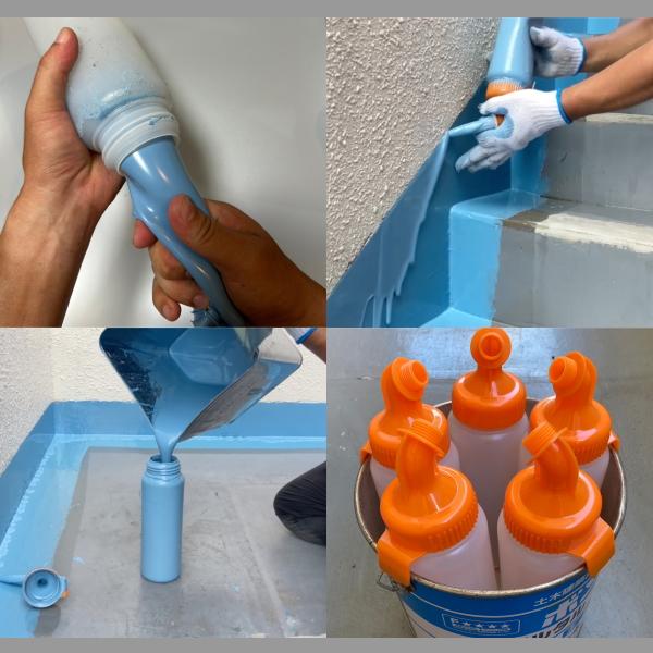 3セットまとめ買い ラニーボトル 防水 ウレタン グラウト注入 防水工事用ボトル ROOTS RUNNY BOTTLE 道具 防水資材_5