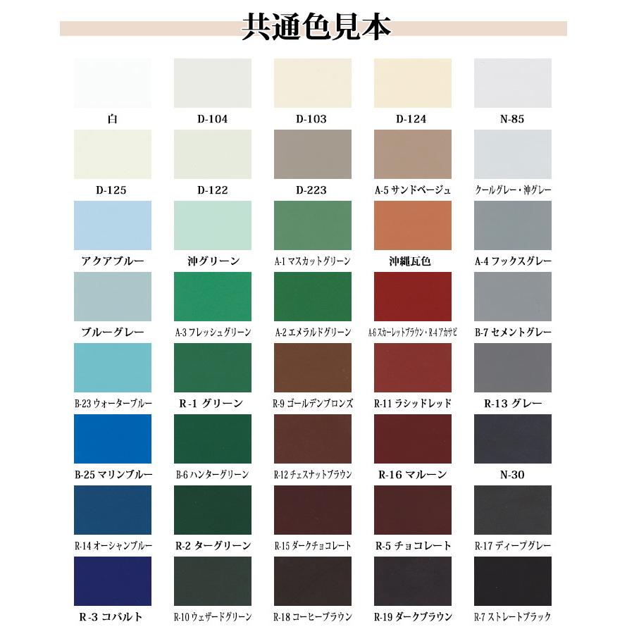 スーパートップ遮熱 東日本塗料 中彩色 15kgセット 遮熱塗料 超耐候