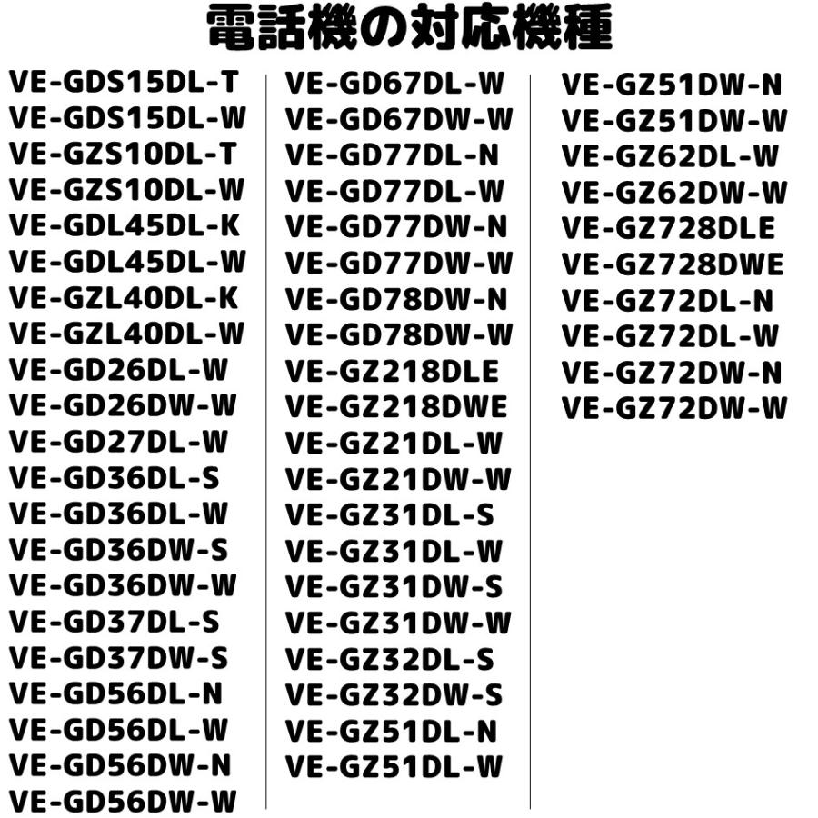 Panasonic 増設用 子機 KX-FKD556-S シルバー 送料無料 未使用品 漢字電話帳 対応親機KX-やVE-に対応します 振り込め詐欺撃退シールつき！｜bow-wow-mart｜02