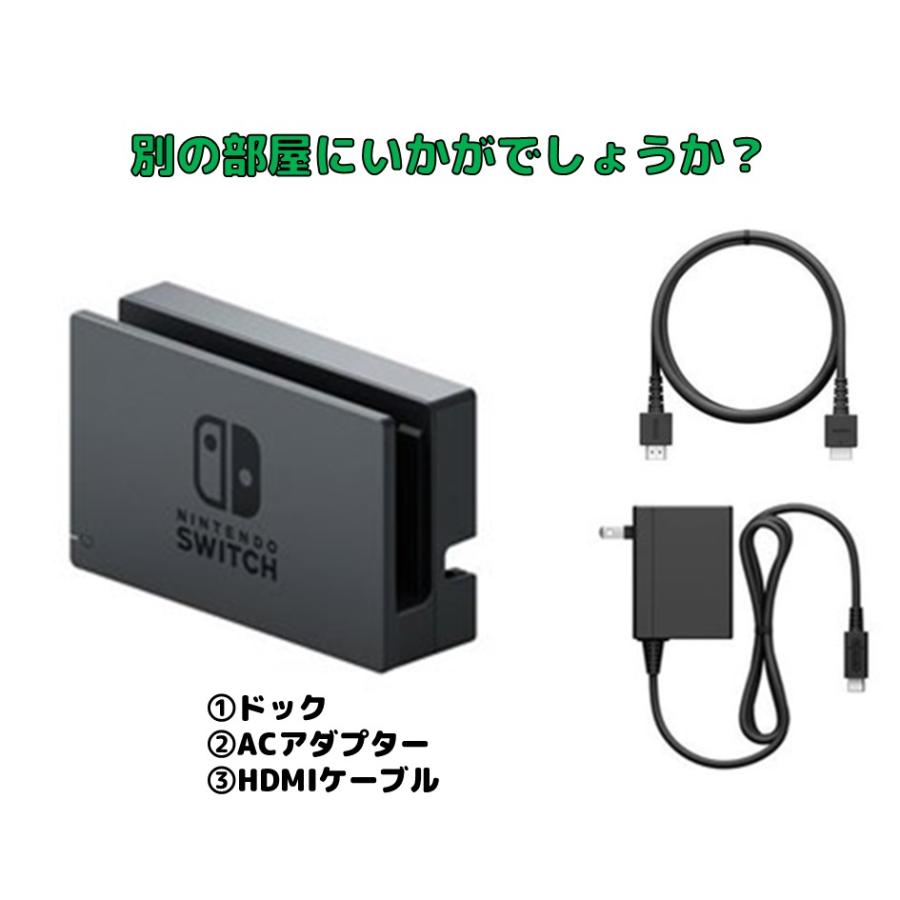 Nintendo Switch ドックセット 3点セット 任天堂純正品 きれいな中古 