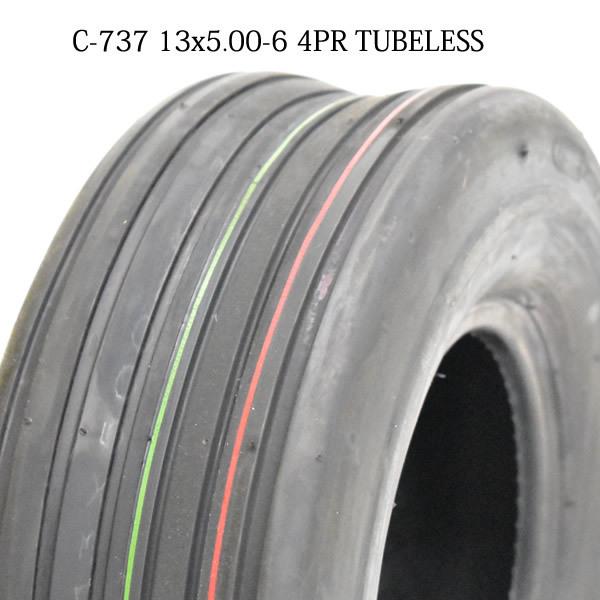 Cheng Shin タイヤ2本セット C-737 13X5.00-6 4PR チューブレスタイヤ 草芝刈り機・ゴルフカート用 正新 チェンシン C737 13X500-6 |  | 02