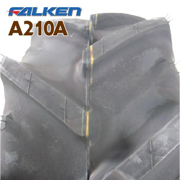 A210A 23X10.00-10 6PR 2本セット チューブタイプタイヤ 作業機 運搬車用 FALKEN(OHTSU)製 23X1000-10の画像