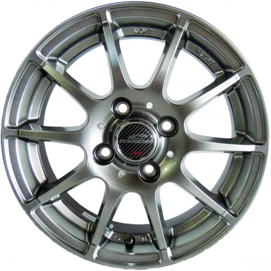 エナセーブ ダンロップ EC204 155/65R14 75S +軽量アルミ シュナイダー