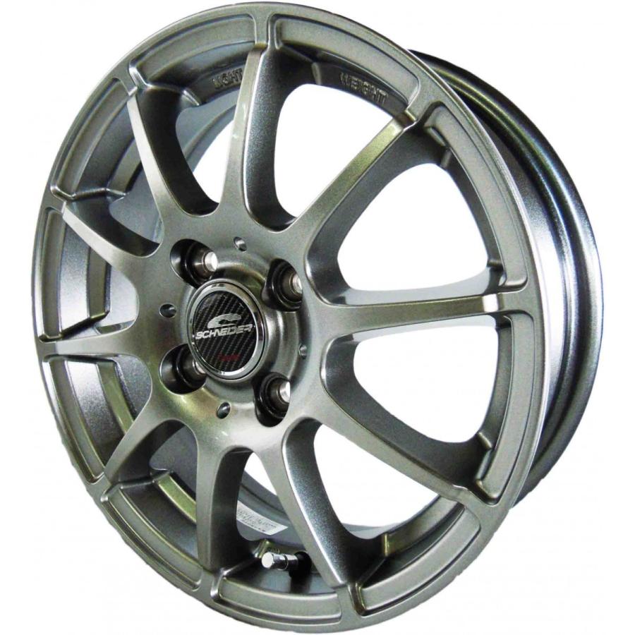エナセーブ ダンロップ EC204 155/65R14 75S +軽量アルミ シュナイダー