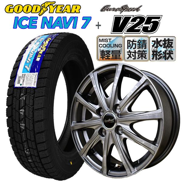 独創的 21年製 Ice Navi7 155 65r14 ユーロスピード V25 防錆対策ホイール スタッドレスタイヤ アルミホイール4本セット 安心の定価販売 Www Doctor Plan Com