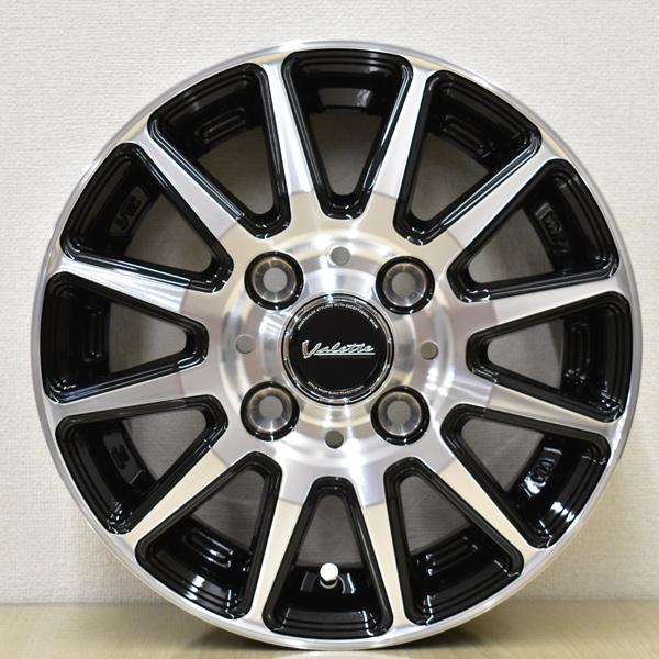 2025年製造 ダンロップ エナセーブ VAN01 145R12 6PR＆ ホットスタッフ Valette GLITTER サマータイヤ+アルミホイール4本セット | エナセーブ | 09