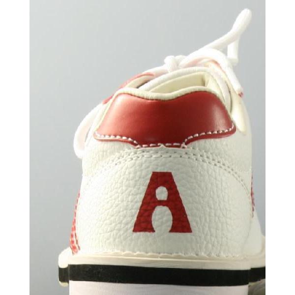 ABS ボウリング シューズ S-380 ホワイト・レッド アメリカン ボウリング サービス ボウリング用品 ボーリング グッズ 靴｜bowl-shoes｜02
