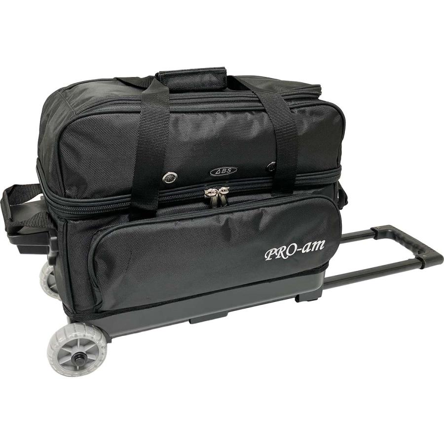 ABS BA-1380 ボール 2個用 ボウリング コンパクト カート バッグ